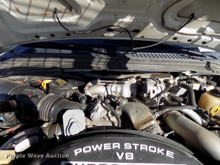 image for item DD6048 2009 Ford F350 Super Duty Crew Cab utility bed pickup truck