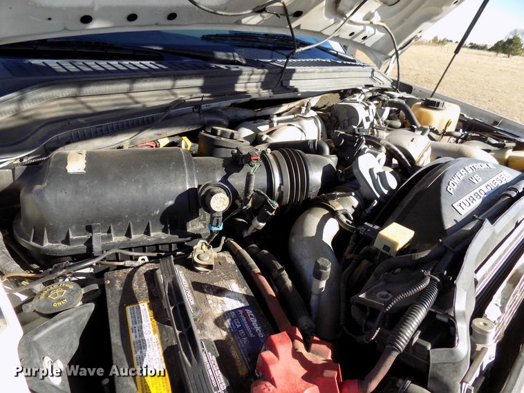 image for item DD6048 2009 Ford F350 Super Duty Crew Cab utility bed pickup truck