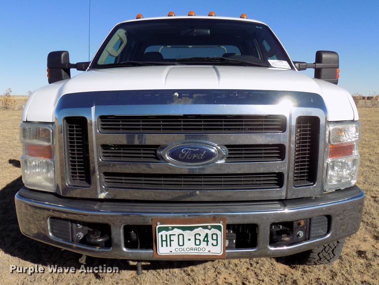 image for item DD6048 2009 Ford F350 Super Duty Crew Cab utility bed pickup truck