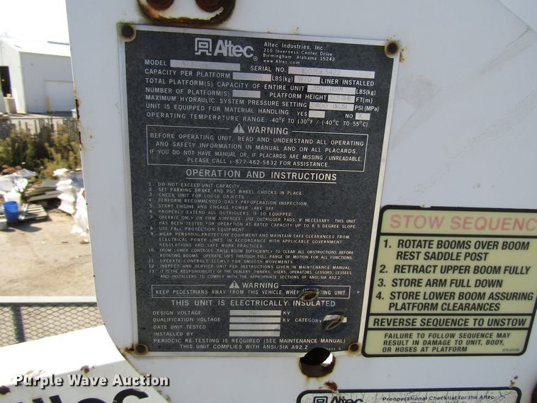 image for item DG6506 2003 International 4300 bucket truck