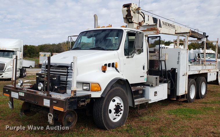 image for item DG8840 2002 Sterling Acterra M8500 crane truck