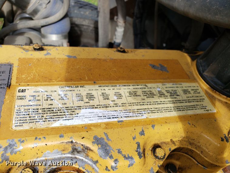 image for item DG8840 2002 Sterling Acterra M8500 crane truck