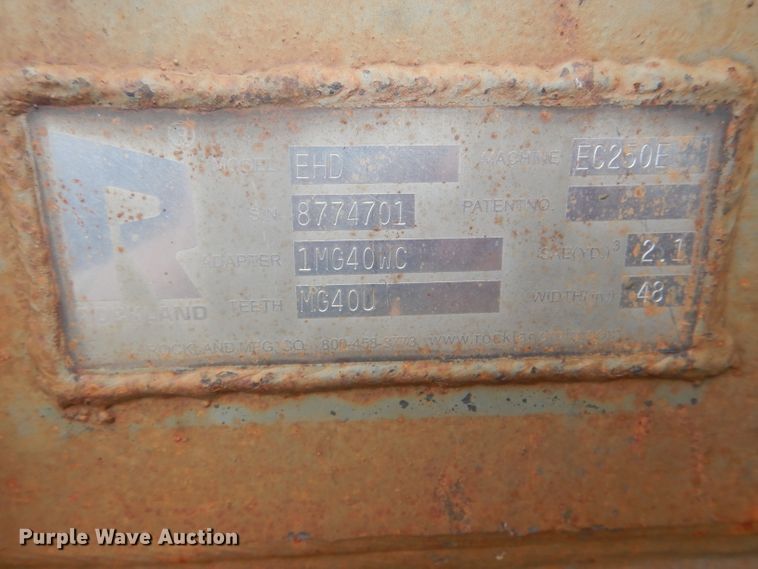 image for item DH6749 2017 Volvo EC250EL excavator