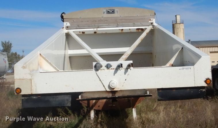 image for item DV9740 2001 Hawkeye bottom dump trailer
