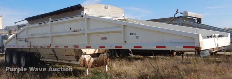 image for item DV9740 2001 Hawkeye bottom dump trailer