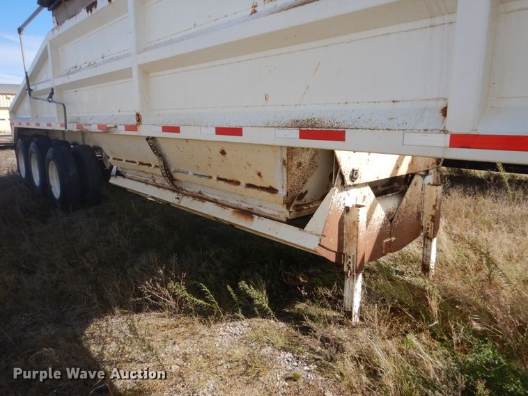image for item DV9740 2001 Hawkeye bottom dump trailer