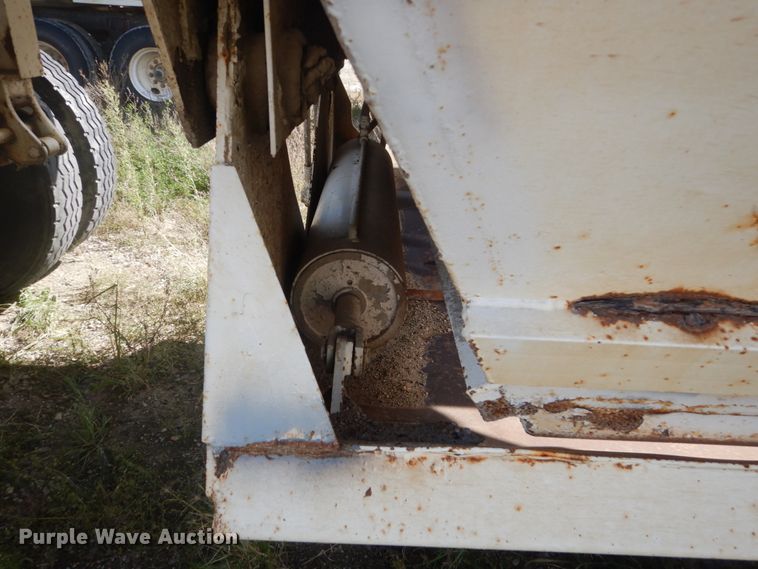 image for item DV9740 2001 Hawkeye bottom dump trailer