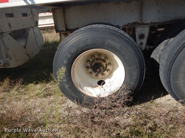 image for item DV9740 2001 Hawkeye bottom dump trailer