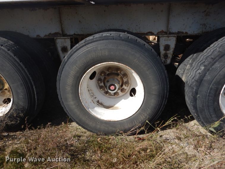 image for item DV9740 2001 Hawkeye bottom dump trailer