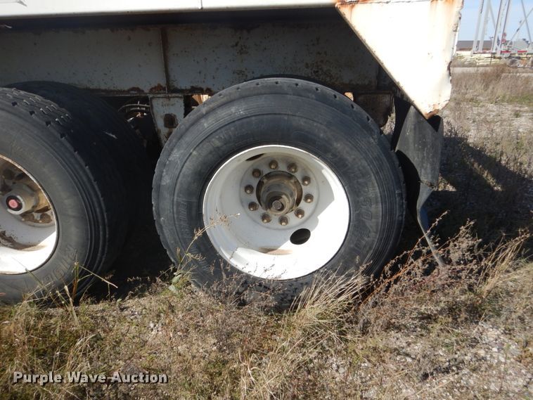image for item DV9740 2001 Hawkeye bottom dump trailer