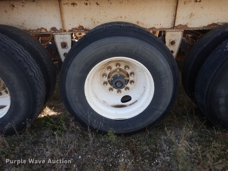 image for item DV9740 2001 Hawkeye bottom dump trailer