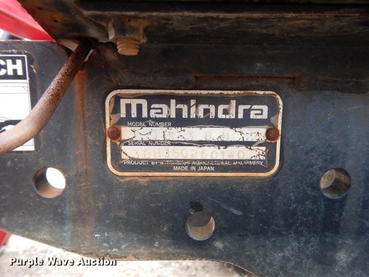 image for item EC9027 2016 Mahindra 1538 HST MFWD tractor