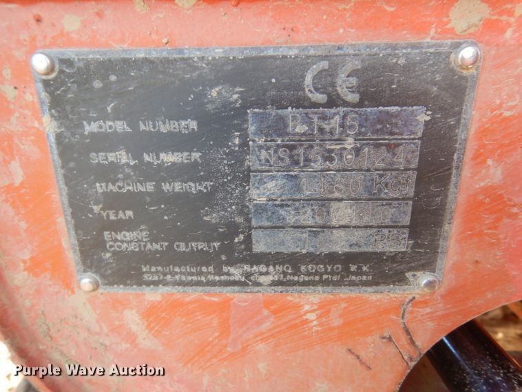 image for item EC9070 Thomas PT15 mini excavator