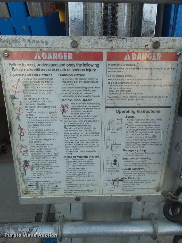 image for item EF9562 Genie AWP24 vertical lift