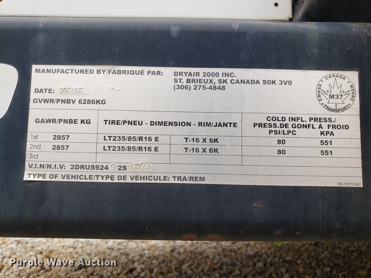 image for item FW9527 2004 DryAir 2100-0600C ground heater