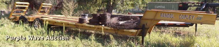 image for item GC9052 1997 shop built equipment trailer