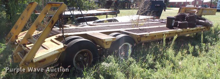 image for item GC9052 1997 shop built equipment trailer