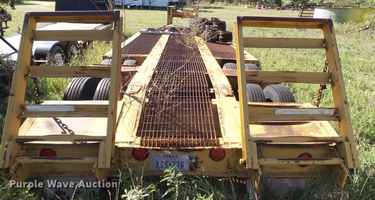 image for item GC9052 1997 shop built equipment trailer