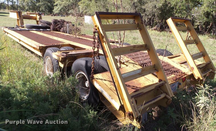 image for item GC9052 1997 shop built equipment trailer