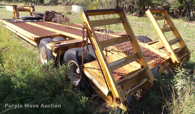image for item GC9052 1997 shop built equipment trailer