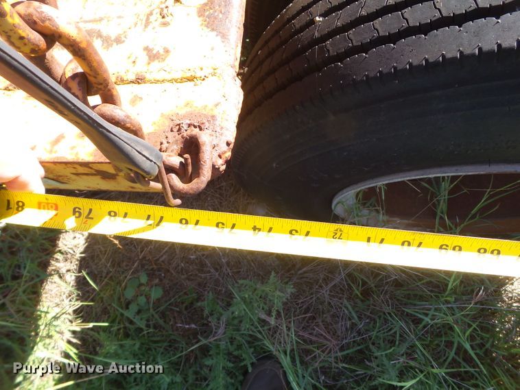 image for item GC9052 1997 shop built equipment trailer