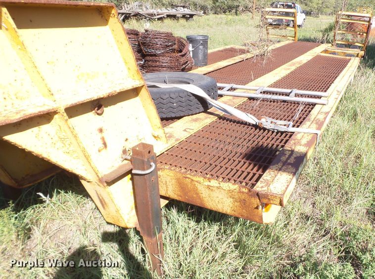 image for item GC9052 1997 shop built equipment trailer