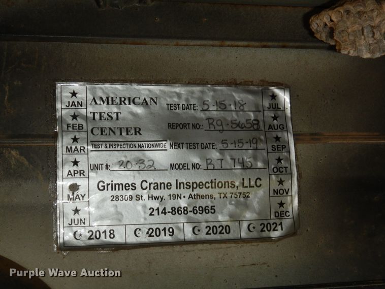 image for item GC9724 1995 Grove RT745 crane