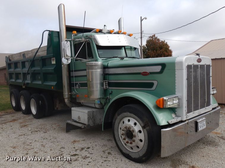 image for item GI9467 1990 Peterbilt 379 dump truck