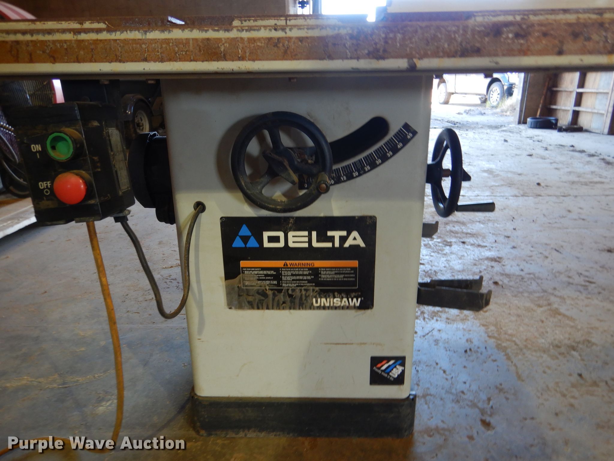 Delta Unisaw 83653 table saw in Muskogee, OK Item GC9720 sold
