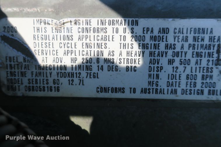 image for item DB10135 1997 Freightliner FLD semi truck