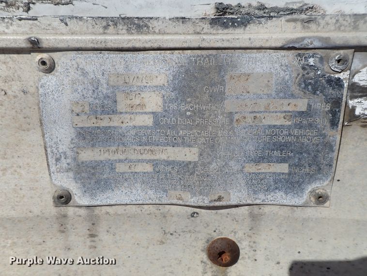 image for item DB7652 1999 Trailmobile dry van trailer