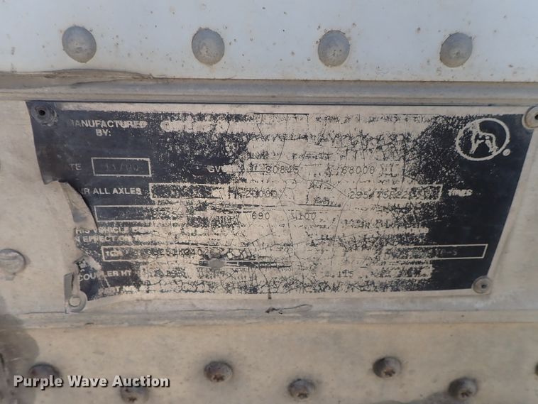 image for item DB7657 2001 Great Dane dry van trailer