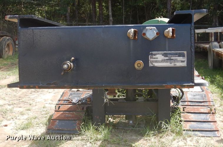 image for item DD3026 2001 Talbert lowboy equipment trailer