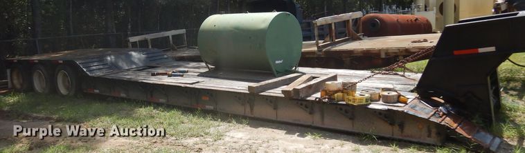 image for item DD3026 2001 Talbert lowboy equipment trailer