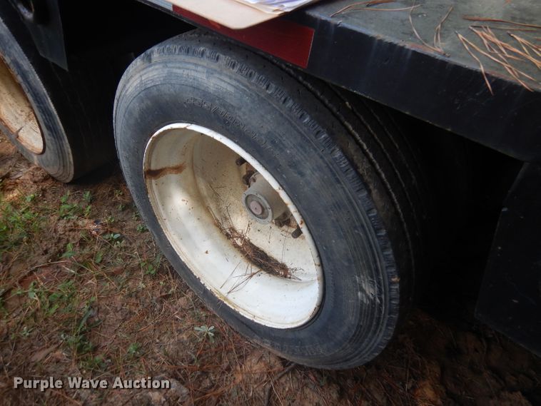 image for item DD3026 2001 Talbert lowboy equipment trailer