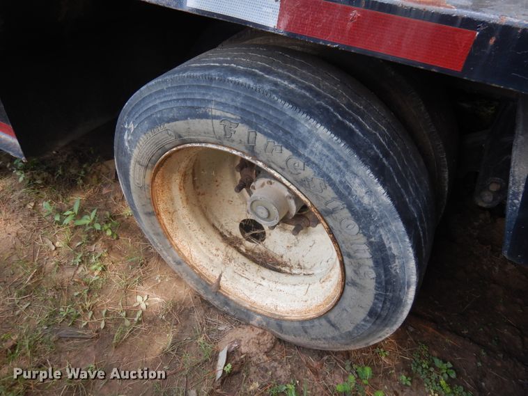 image for item DD3026 2001 Talbert lowboy equipment trailer
