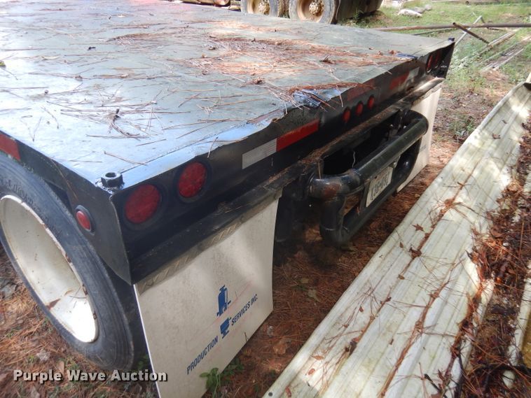 image for item DD3026 2001 Talbert lowboy equipment trailer