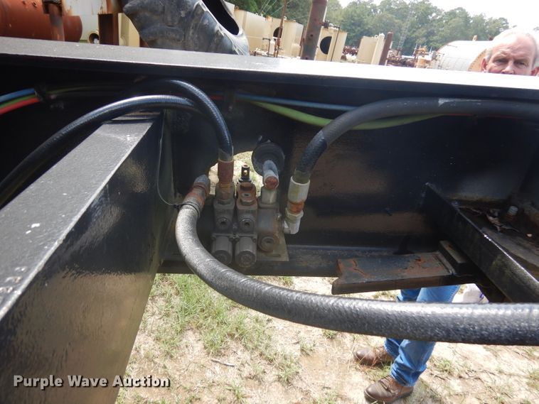 image for item DD3026 2001 Talbert lowboy equipment trailer