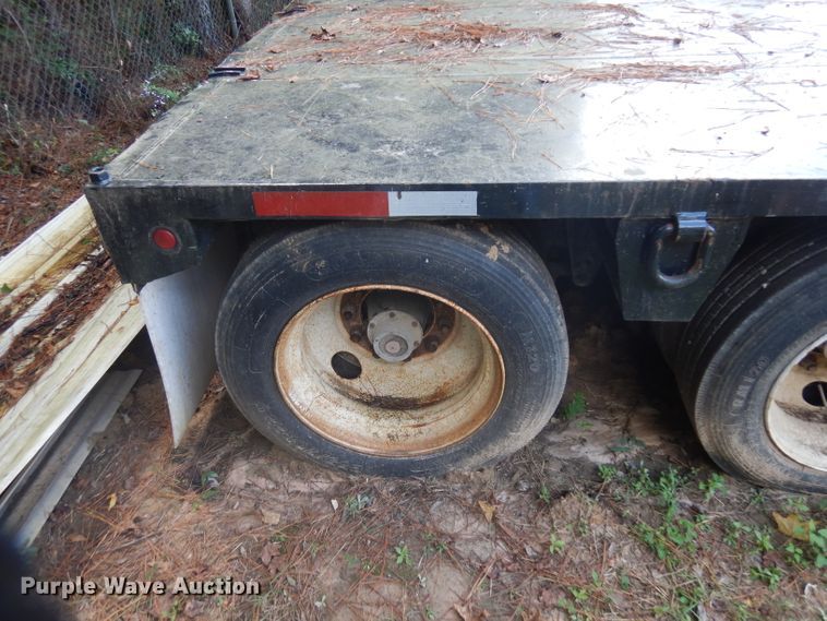 image for item DD3026 2001 Talbert lowboy equipment trailer