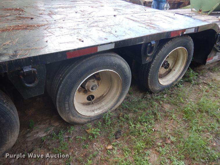 image for item DD3026 2001 Talbert lowboy equipment trailer
