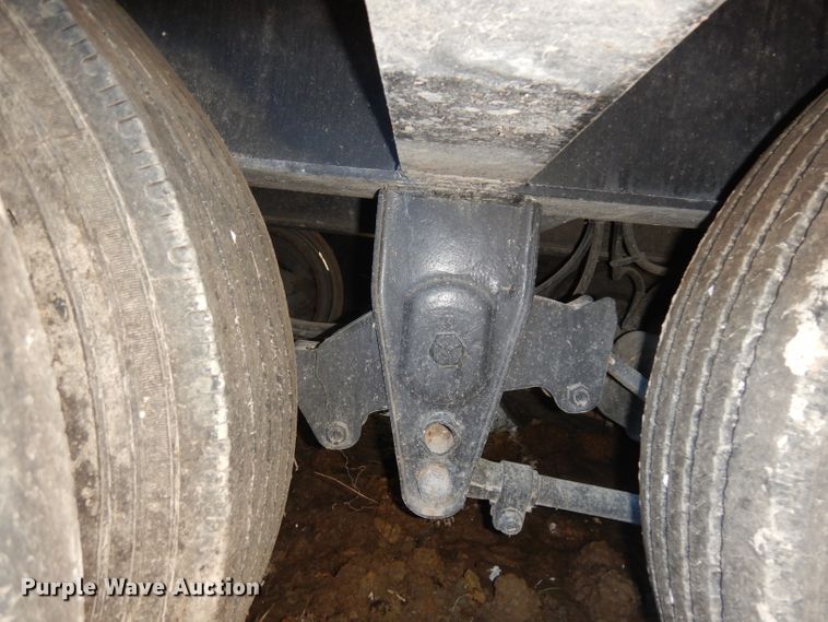 image for item DD3026 2001 Talbert lowboy equipment trailer