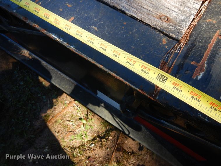 image for item DD3026 2001 Talbert lowboy equipment trailer