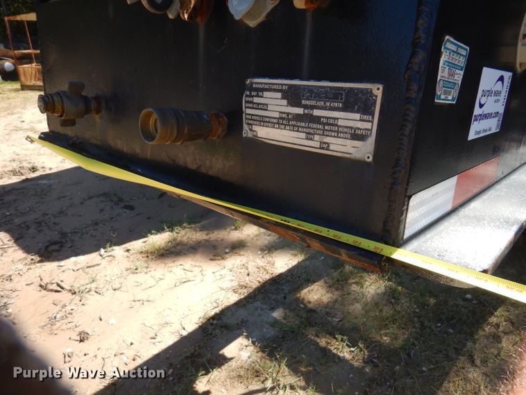 image for item DD3026 2001 Talbert lowboy equipment trailer