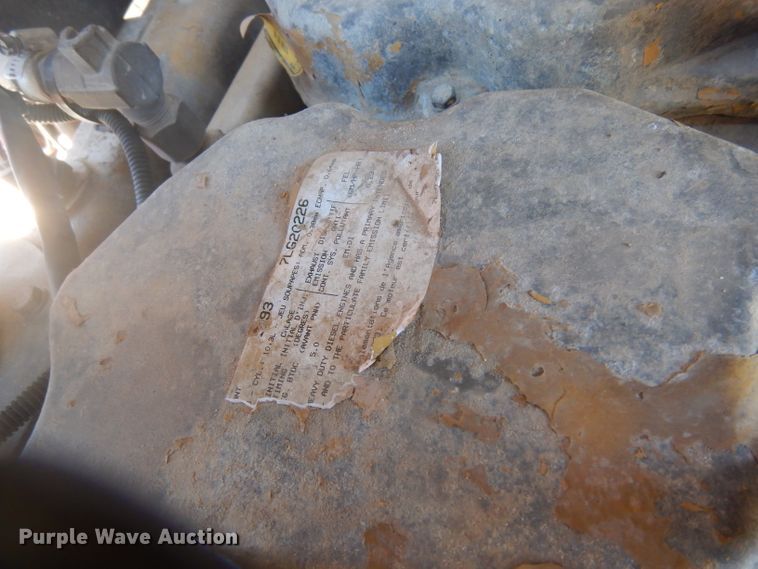 image for item DD3026 2001 Talbert lowboy equipment trailer