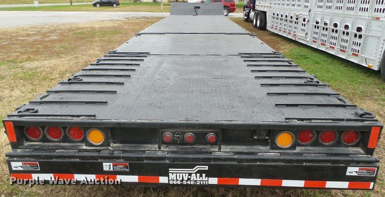 image for item DF0817 2010 Muv-All 5370 FTD drop deck equipment trailer