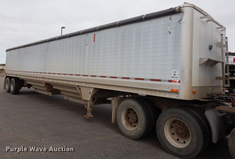 image for item DG5848 1996 Wilson DWCH100 double hopper bottom conversion grain trailer