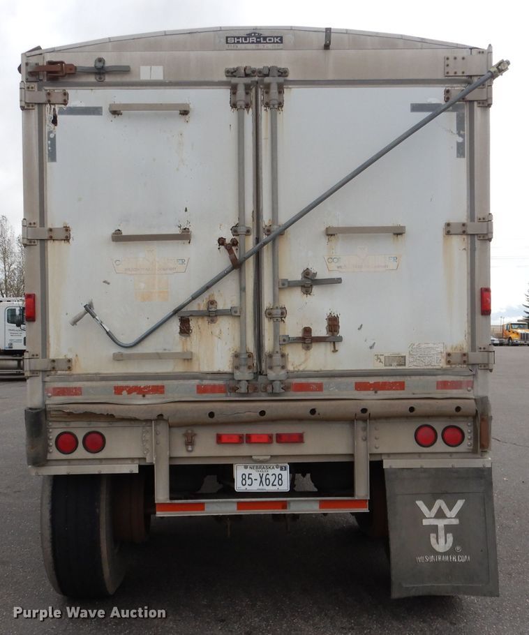 image for item DG5848 1996 Wilson DWCH100 double hopper bottom conversion grain trailer