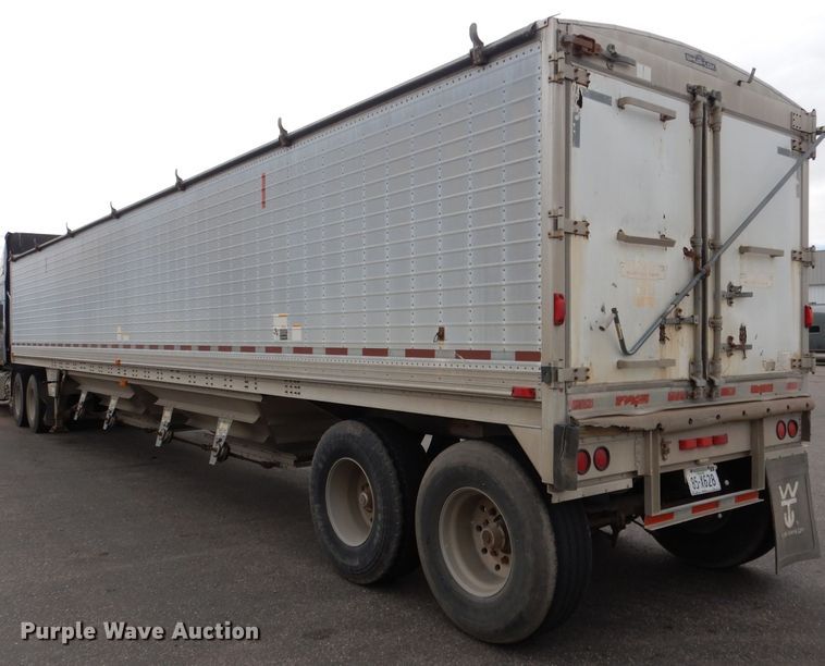 image for item DG5848 1996 Wilson DWCH100 double hopper bottom conversion grain trailer