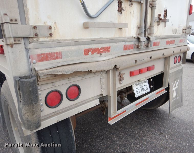 image for item DG5848 1996 Wilson DWCH100 double hopper bottom conversion grain trailer