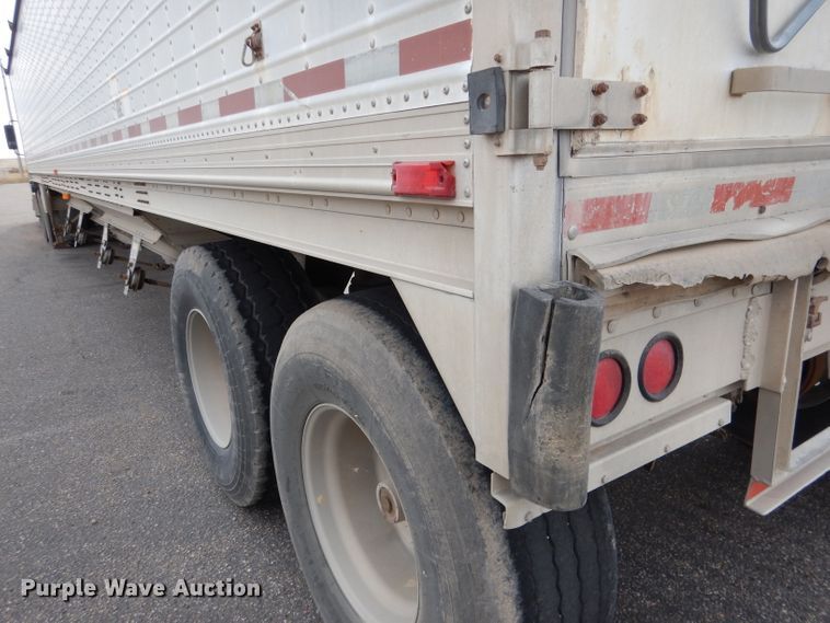 image for item DG5848 1996 Wilson DWCH100 double hopper bottom conversion grain trailer